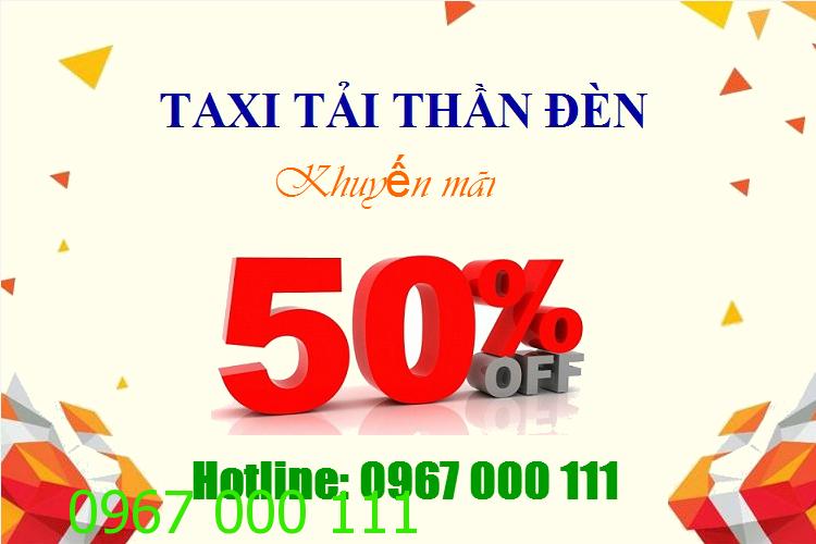Taxi tải chở hàng liên tỉnh giảm giá 50%