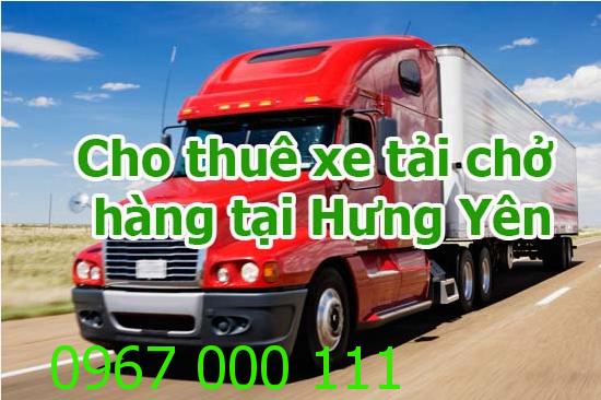 Cho thuê xe tải chở hàng tại Hưng Yên